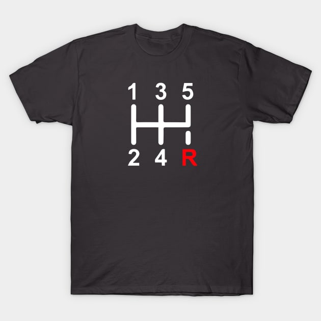 Gearbox Shift T-Shirt by TeeTee Design